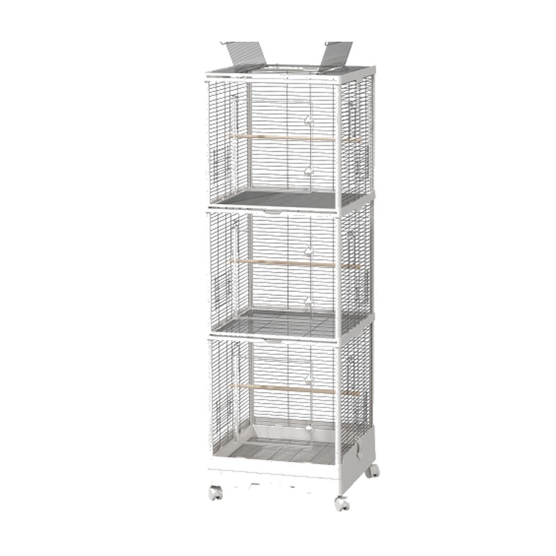 490 Transparent Door Three Layer Bird Cage