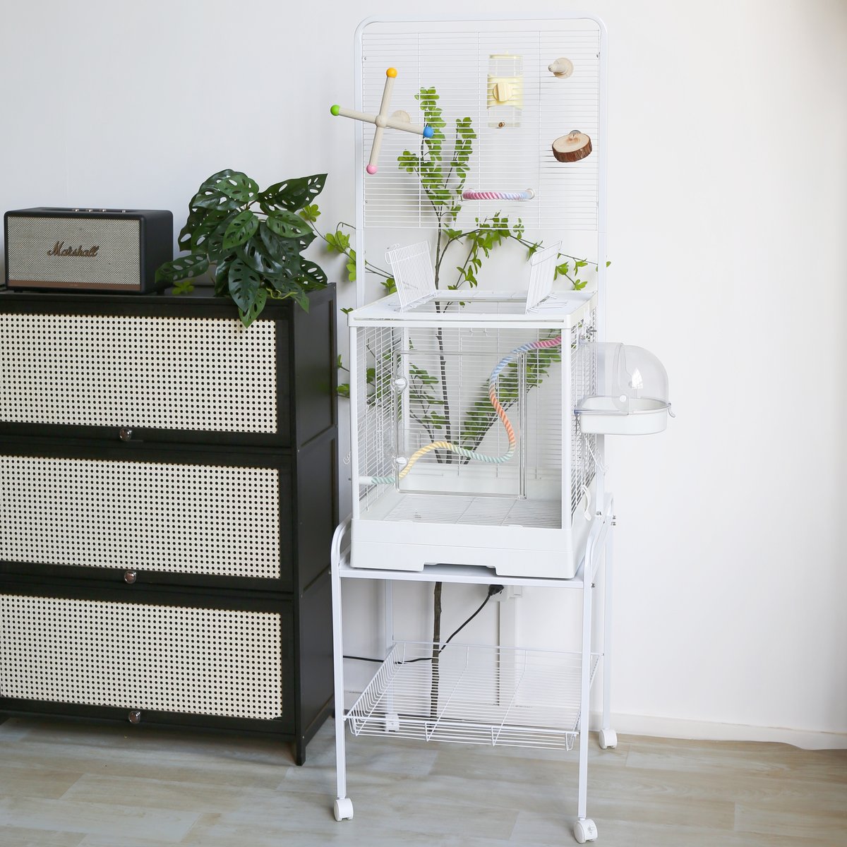490 Rolling Bird Cage Climbing Stand view 5