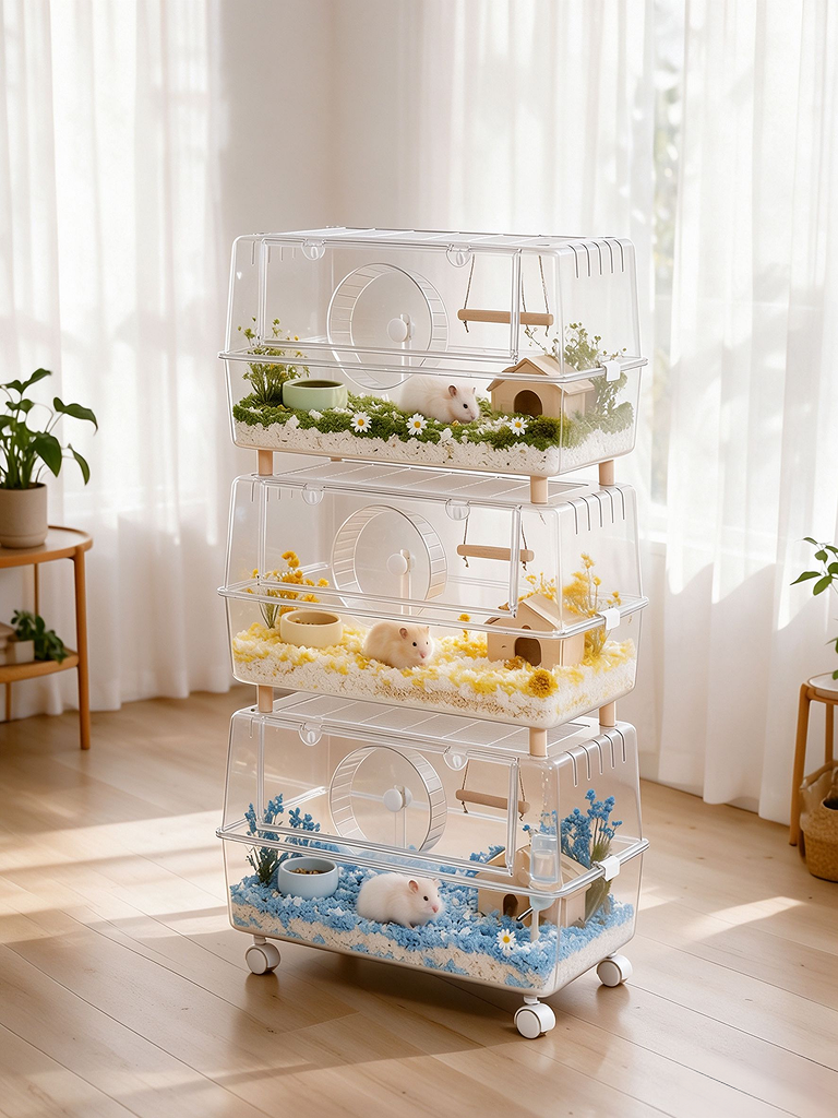 62 Hamster Transparent Cage view 6