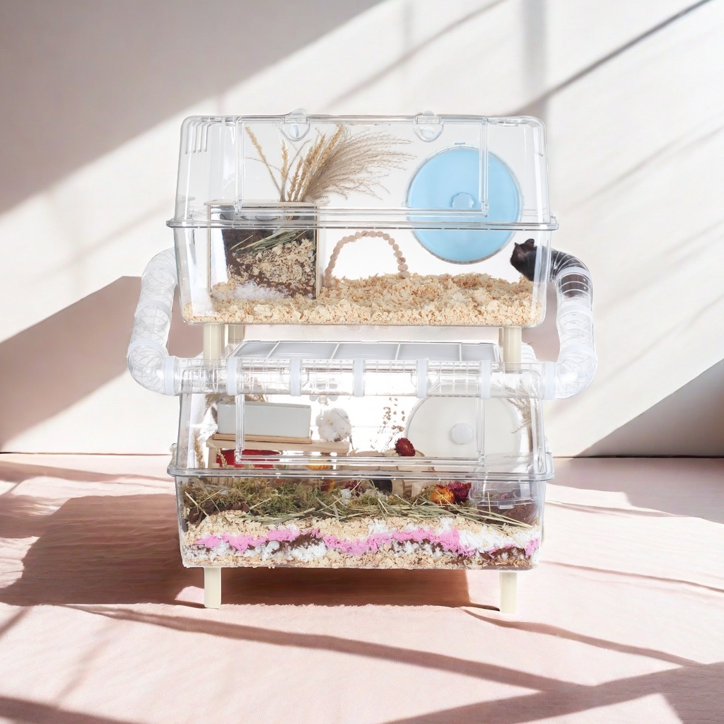 62 Hamster Transparent Cage